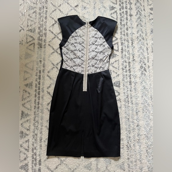 Black Halo Formal Dress with Lace Back, Size 8 - Picture 6 of 6